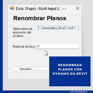 Renombrar Planos con Dynamo en Revit