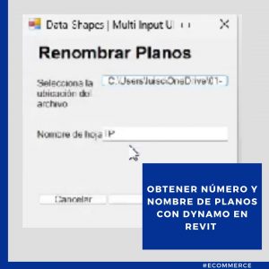 Obtener número y nombre de planos con Dynamo en Revit